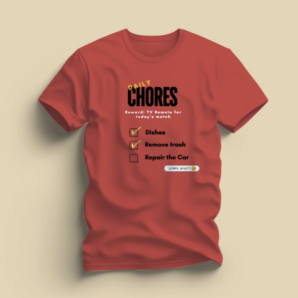 jokerboys.in chores red tee shirt